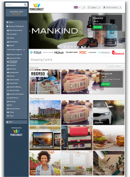 Perks Direct Platform